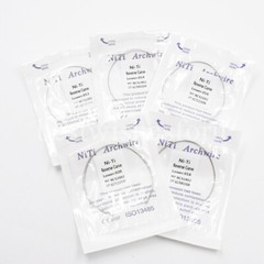 Dental Ortho Archwires Reverse Curve Niti Round Wires With Constant Elasticit