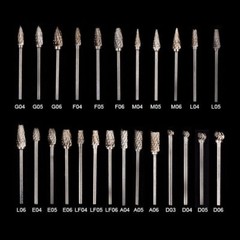 Dental Tungsten Steel Carbide Burs Polishing Bur Drills HP 2.35MM Low Speed
