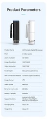 Wifi 2MP 1000X1080P Portable Photo Video Mobile Repair Handheld Microscope