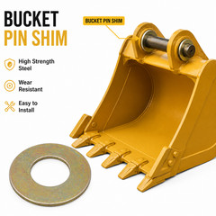 Set of 6 Bucket Pin Shim 30x40x50x60x70x80x90x100mm For Cat PC EX JD Excavator
