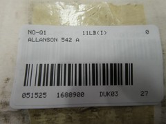 Allanson 542 A Ignition Transformer 265va 120v-ac 10000v-ac