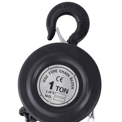 Manual Chain Hoist | 1 Ton / 2200 lbs Capacity | 2 Hooks | 10ft / 3Meters Lift
