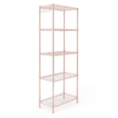 54x29x150cm 5-Layer Iron Adjustable Display Retail Rack Adjustable Shelf
