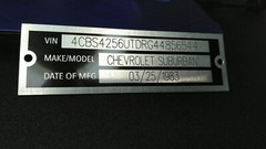 ID DATA TAG SERIAL NUMBER ID NUMBER CUSTOM ENGRAVED