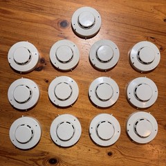 Simplex 2098-9201 Fire Alarm Photoelectric Smoke Detector Head TESTED & WORKING