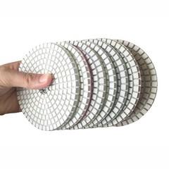 Countertop Polishing Kit Granite Marble Quartz Wet Polisher Diamond Pads