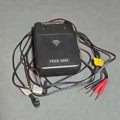 Roscoe TENS 3000 2-Channel Handheld Unit with Leads Untested