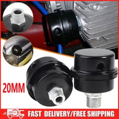 2x Filter Metal Air Compressor Intake Filter Noise Muffler Silencer 1/2″ 20Mm