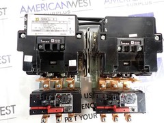 Square D Size 3 8810SE04H30H30S 2 Speed Motor Starter 30-90A OL 9065ST320 S2248