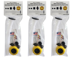 3 Pack GAS SPOUT & PARTS KIT for WEDCO Brand Spout, Stopper, Collar, 2 Vent Caps