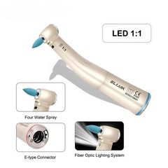 Dental Low Speed Handpiece Fiber Optic 1:1 /1:4.2/1:5 Contra Angle Handpiece LED