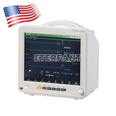 12-Inch Patient Vital Signs Monitor Multi-Parameter ECG/NIBP/TEMP/RESP/SPO2/PR