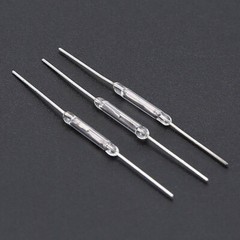 40 X Magnetic Glass Reed Switch 2 x 14 mm Normally Open N/O 2-Pin Low Voltage