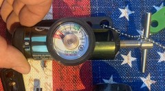 Lot of 4 Roscoe Medical RMI-08MINI Oxygen Tank Regulator, 0-8 LPM, CGA-870