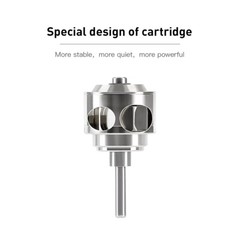 Dental Fiber Optic LED E-generator High Speed Handpiece Ceramic Turbine 4 HOLE