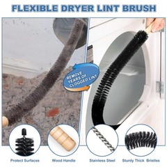PetOde 2 Pieces Dryer Vent Cleaner Kit 0.73 inches x 31.5 inches, Blue