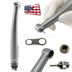 10*SANDENT Dental High Speed Turbine Handpiece Push Button Standard Head 4 Hole