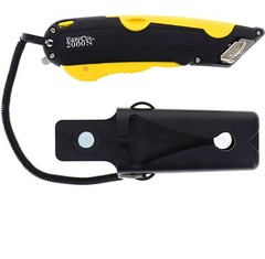 Easy Cut 2000N Yelloow Safety Box Cutter Knife Easycut & PACK of 10 BLADES