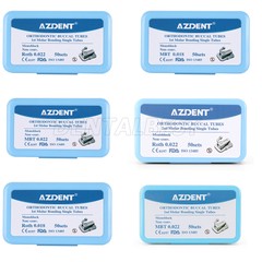 50Sets/pack Dental Orthodontic Buccal Tube 1st 2nd Molar Tube Roth MBT 022/018