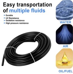 1/2″ Air Line Tubing Kit,1/2″OD DOT Nylon Hose 25ft and Push to Connect Fittings