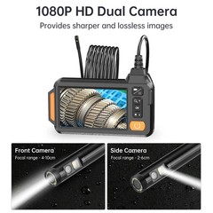 Endoscope Camera with Light, 1080P HD Borescope Camera with 8 LED Lights 16.4ft