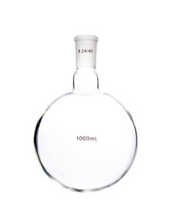 1000mL Round Bottom Boiling Flask 24/40 Single Neck Borosilicate Glass Flask Lab
