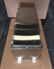 HOUSTON STOCK NEW ADALET N4X6-361515 STAINLESS STEEL ENCLOSURE NEMA 4X 36X15X15