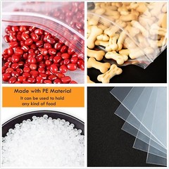 ProLine® 500 6×9 Clear Zip and Lock Plastic Zipper Poly Locking Reclosable Bags