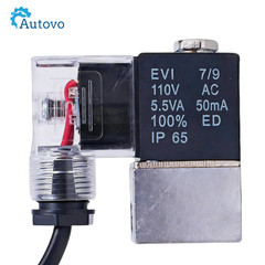AC 110V Electric Solenoid Air Valve 1/4″ NPT, Suitable for Air Compressor