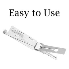 2 In 1 KW1 Key Repair Tools Lock Precision Pick for Home Door Car Unlocking