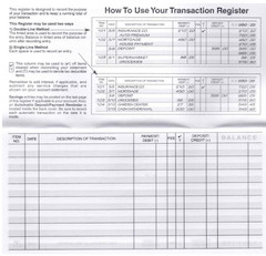 12 Checkbook Transaction Registers 2025-2026-2027 Calendars Check Book Bank …