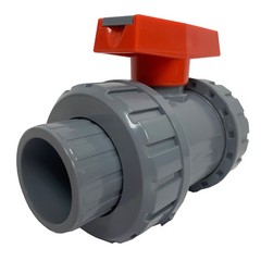 New Sch 80 CPVC 1-1/2” True Union Ball Valve Full Port Socket Connect
