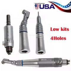 Dental Low Speed Straight/Air Motor/Contra Angle Handpiece 2Holes/4Holes
