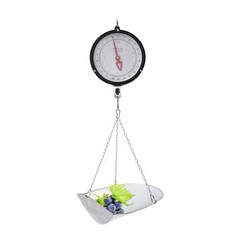 Double-sided Dial Hanging Scale 10kg/22lbs Circular Supermarkets Hanging Scale