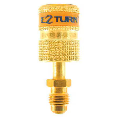 Uniweld Ezabm Anti-Blowback Hose Adaptor, 13/16″L, Brass