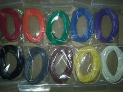 22 AWG Gauge Stranded Hook Up Wire Kit 10 ft Ea 10 Colors UL1007 300 Volt