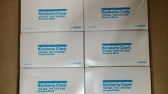 Kimberly Clark Tecnol The Lite one Tie-On Surgical masks Box of 50 masks # 48100