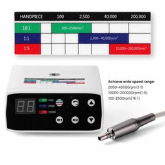 Dental Brushless LED Electric Micro Motor Internal Spray E-type 1:1/1:5/16:1 USA