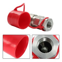 3/4″ NPT Flat Face Hydraulic Quick Connect Couplers Skid Steer Set