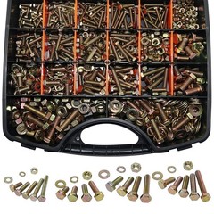 1020PCS Grade 8.8 Metric Bolt Assortment Kit -M4 M5 M6 M8 Heavy Duty Hex Bolts