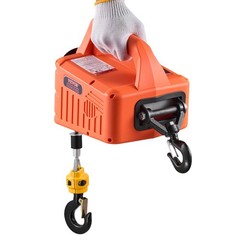 VEVOR 3-in-1 Electric Hoist Winch 1550 lbs Manual Wired Wireless Remote Control