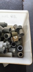 Estate LOT 100s Of Electrical PVC Conduit Fittings 1/2″-2 1/2″ NEW SEAL TIGHT