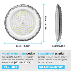 20Pcs 500W UFO Led High Bay Light Commercial Industrial Warehouse Garage Light