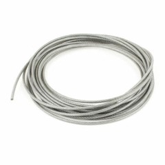 Vinyl Coated Wire Rope Cable 1/16 – 3/32 7×7: 50,100, 200, 250, 500,1000, 2500Ft