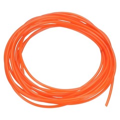 PU Transmission Belt, 2.5mm Dia 10ft (3 Meters) Length (Smooth Surface, Orange)
