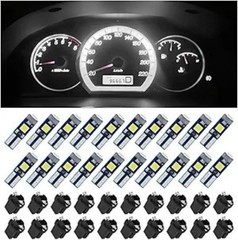 3030-3SMD LED Bulb for Car Dashboard Instrument Cluster Panel Gau Color: White