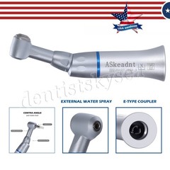 Dental Low Slow Speed Handpiece Push Contra Angle fit for E-Type Motor YX