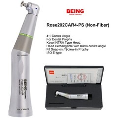 BEING Dental Prophy Handpiece Straight Attachment Contra Angle 4:1 Fit KaVo NSK