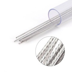 10Pcs/Pack Dental Orthodontic Lingual Retainer Wire Flat Straight Twist Wires