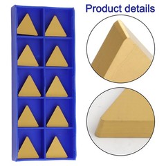 Cutting Tool Accessories Ten Piece Set of Inserts Model TPQG3208/TPG3322